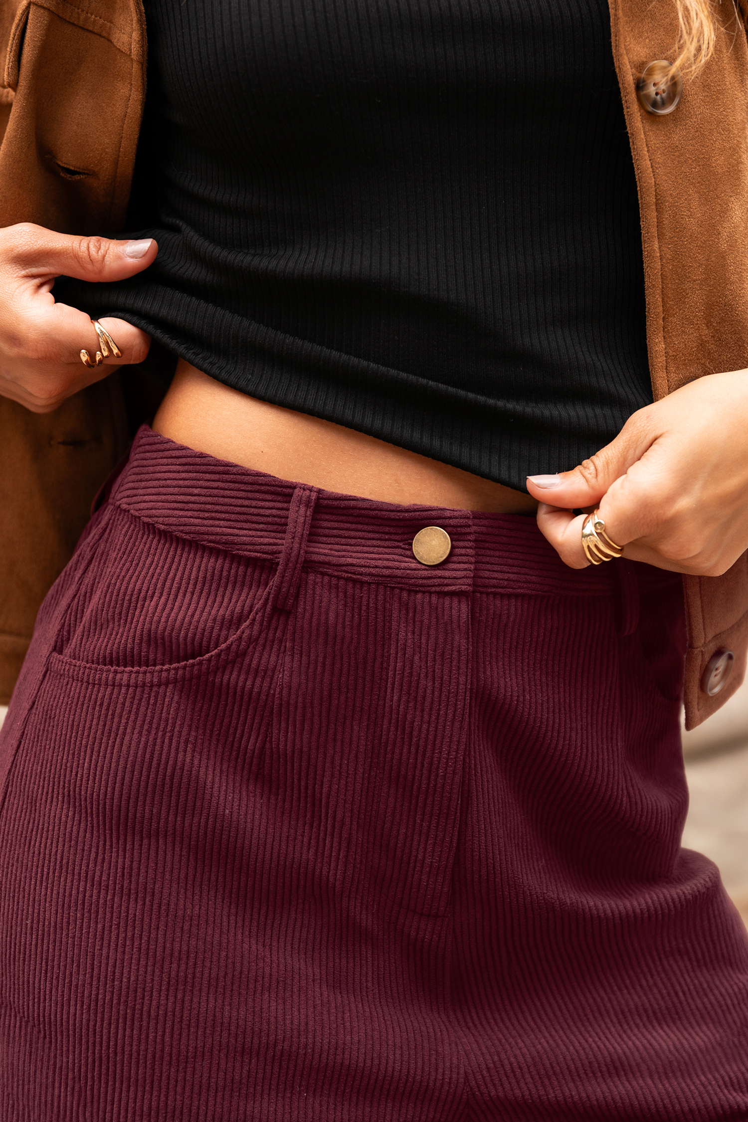 Against the Grain Red Pants
