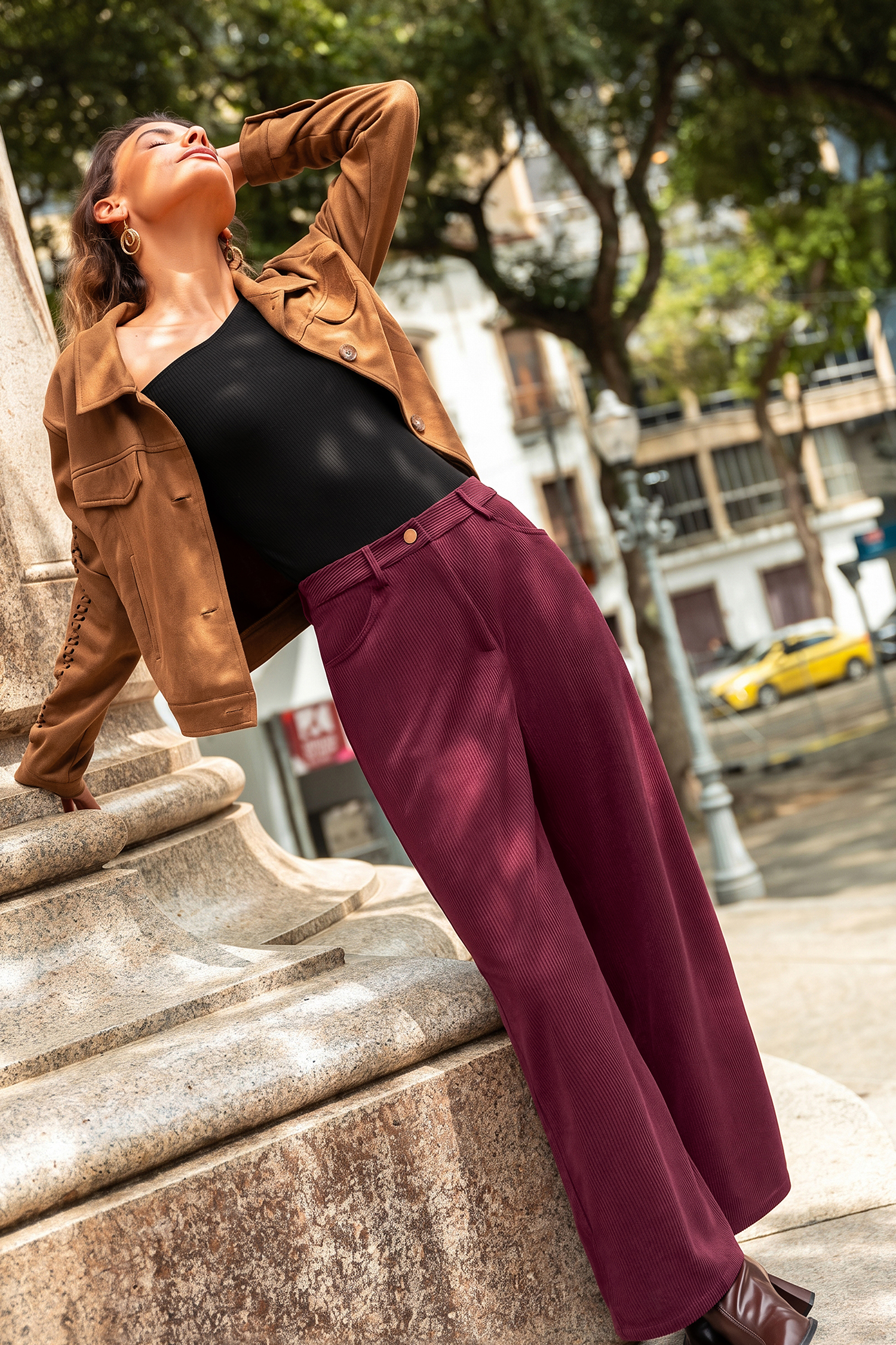 Against the Grain Red Pants