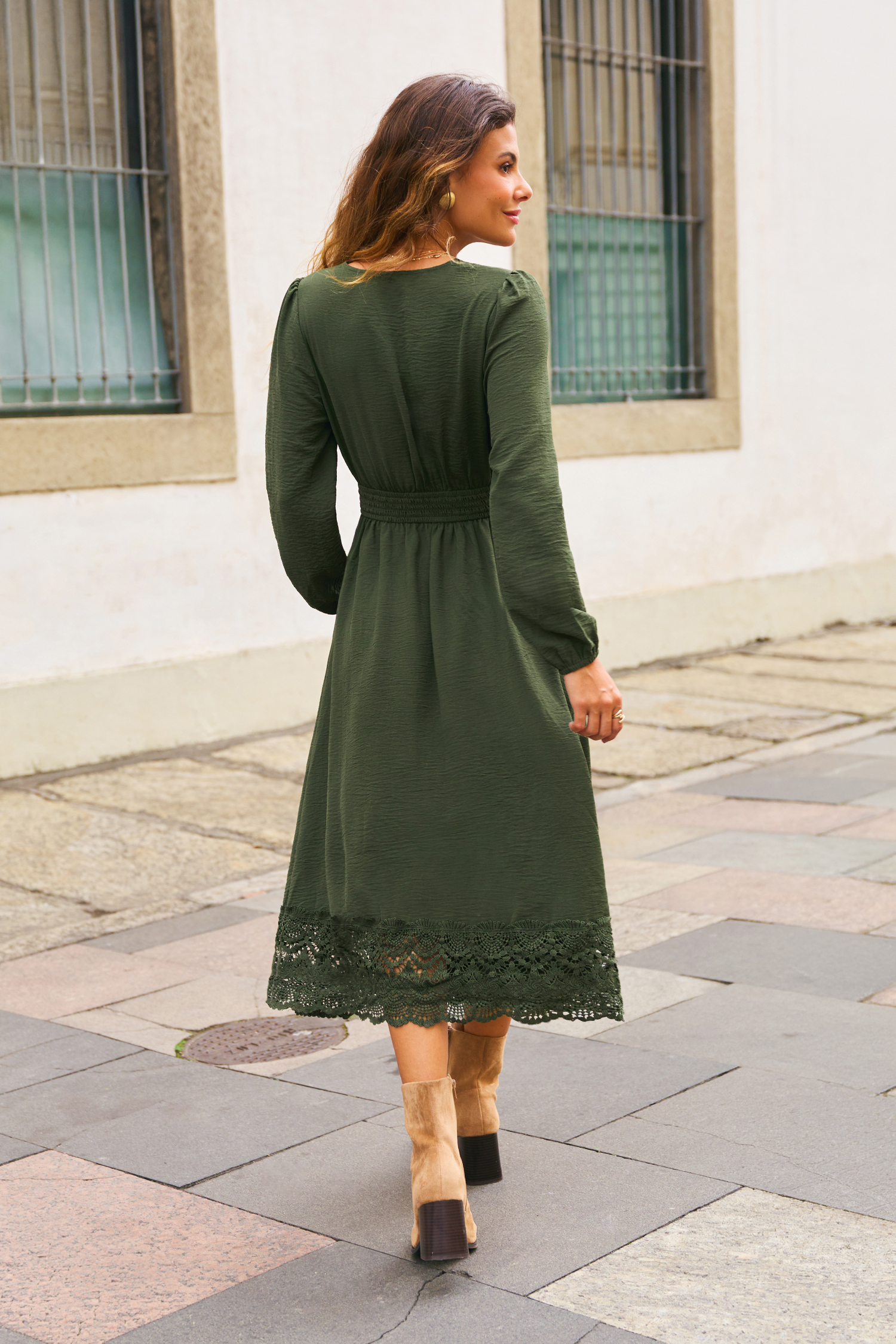 Wild Clover Green Maxi Dress