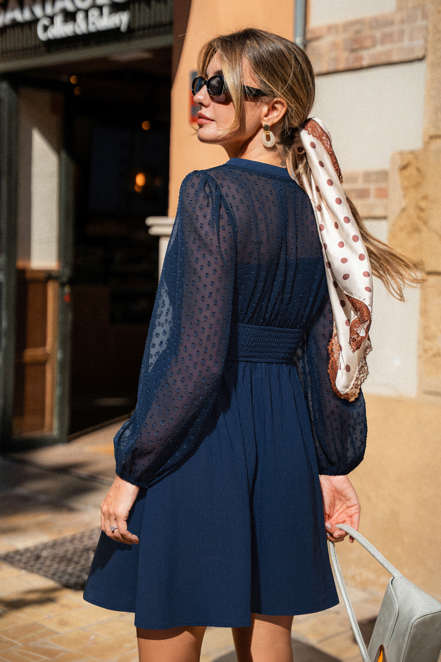 Margot Blue Mini Dress