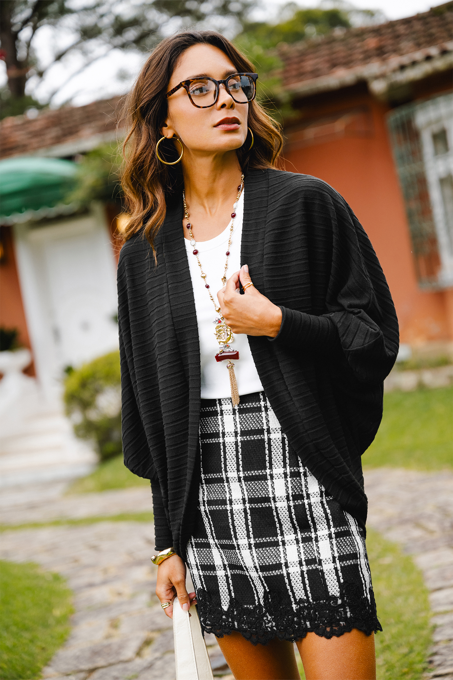 Easy Evenings Black Cardigan