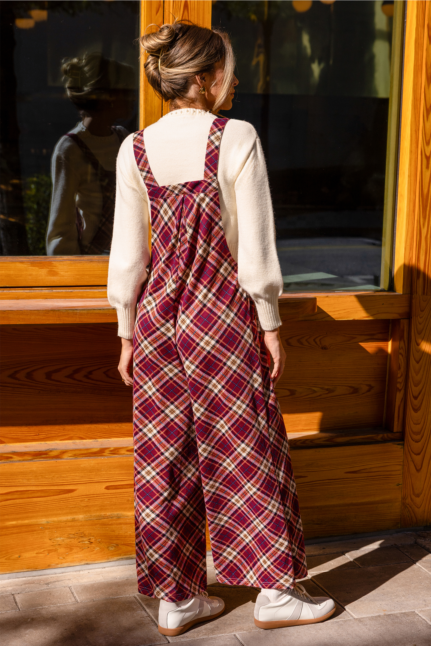One for the Books Plaid Overalls