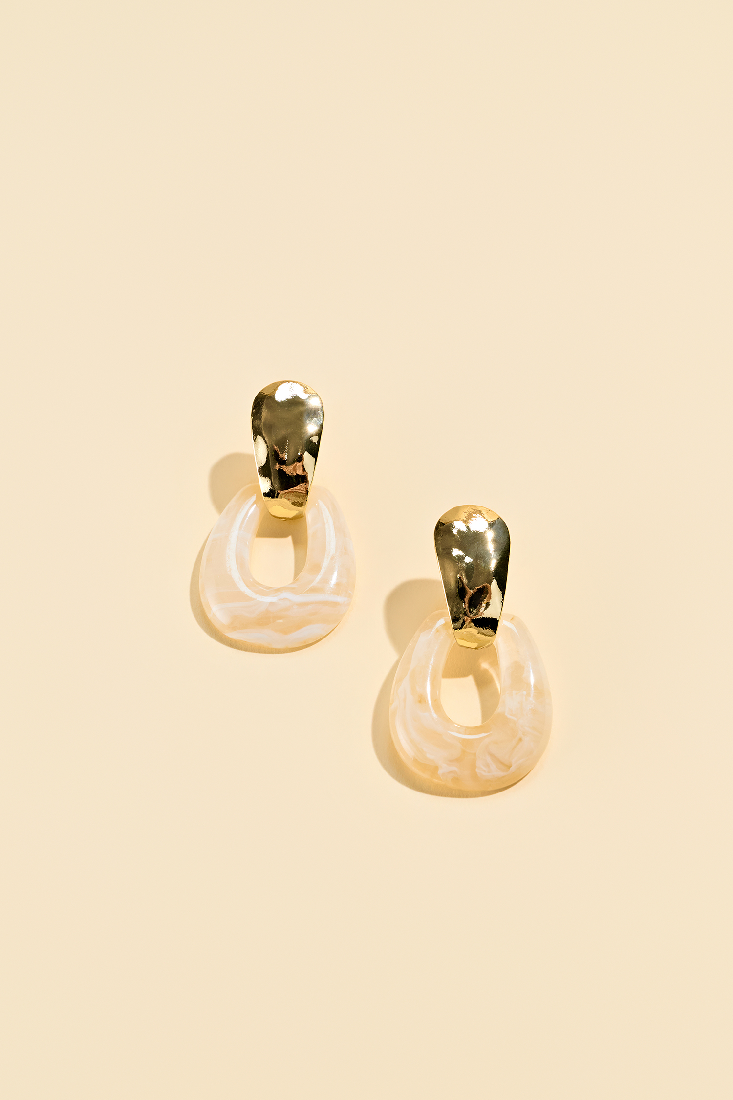 Just Add Drama Gold-Tone Earrings