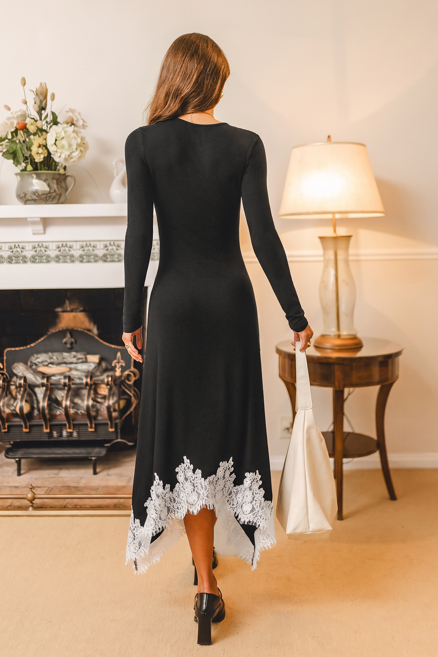 Night Is Young Black Maxi Dress