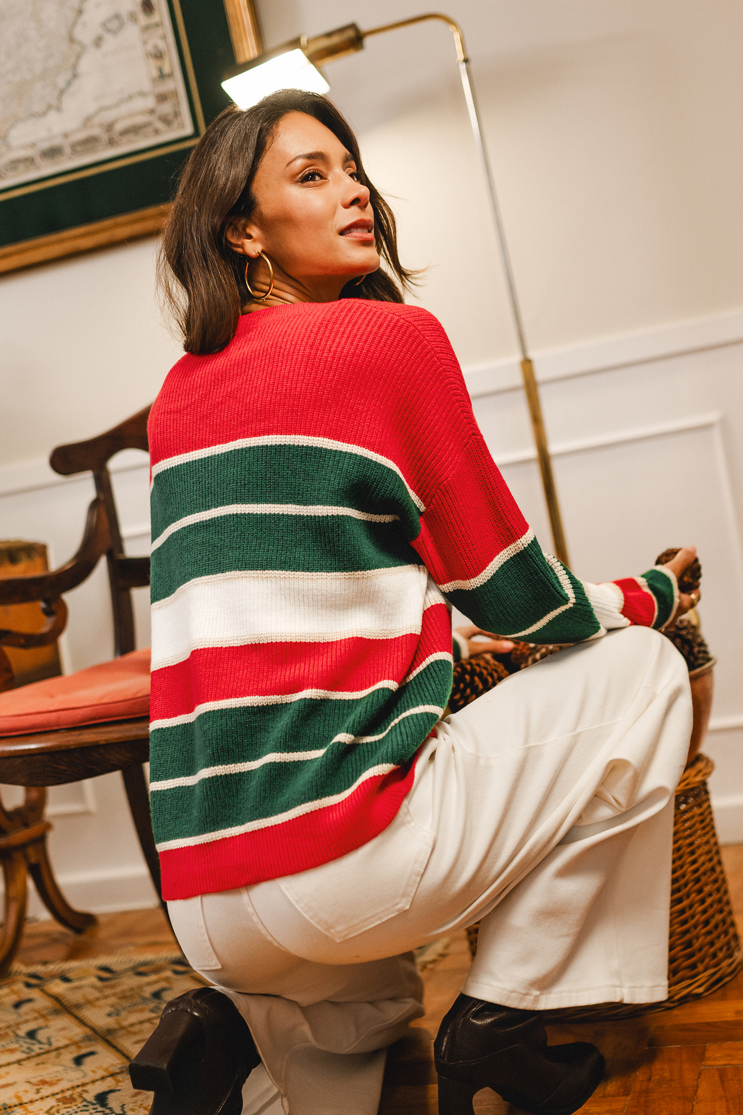 Life of the Party Striped Sweater