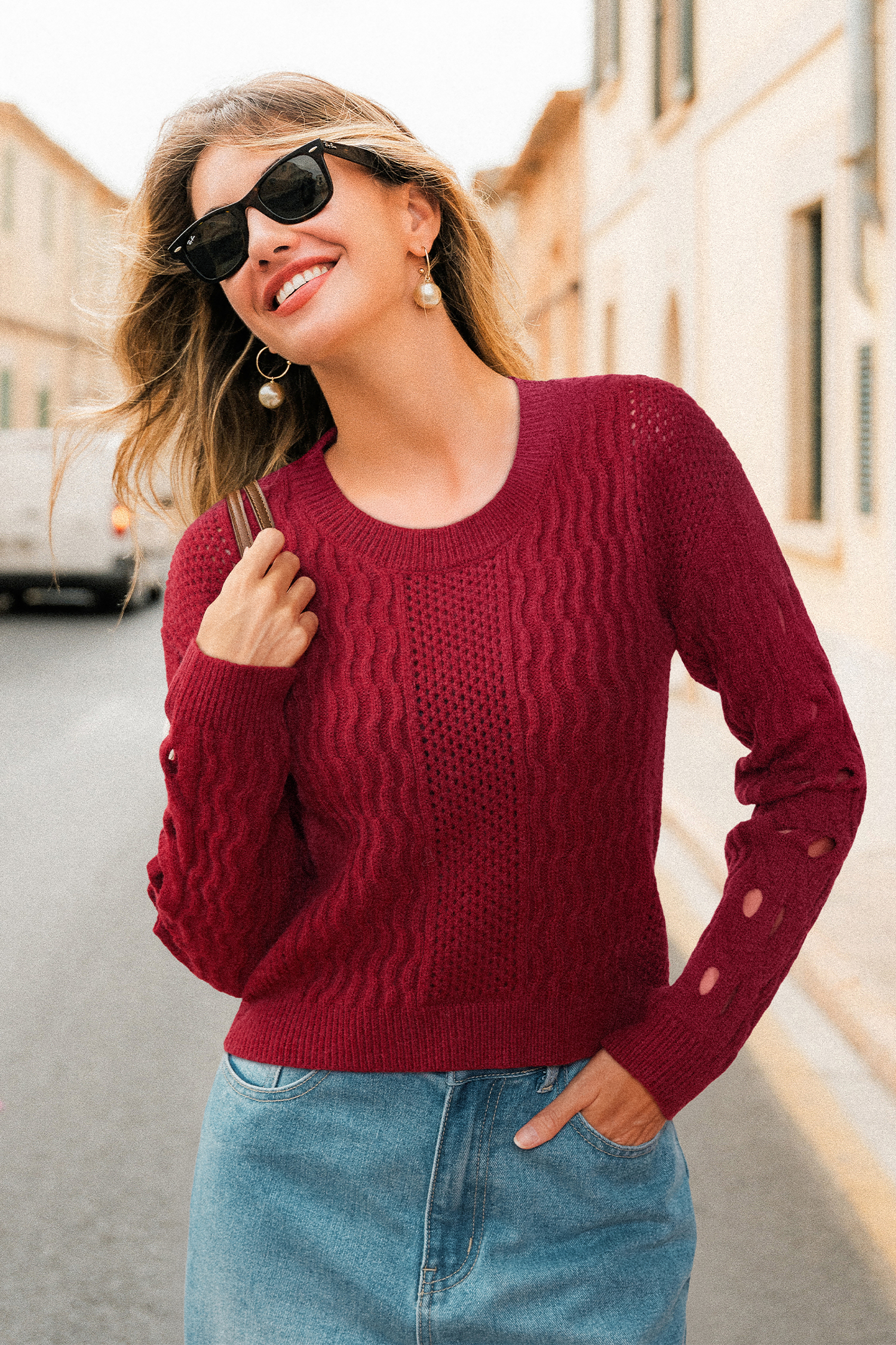 Creatura dell'abitudine Maglione rosso