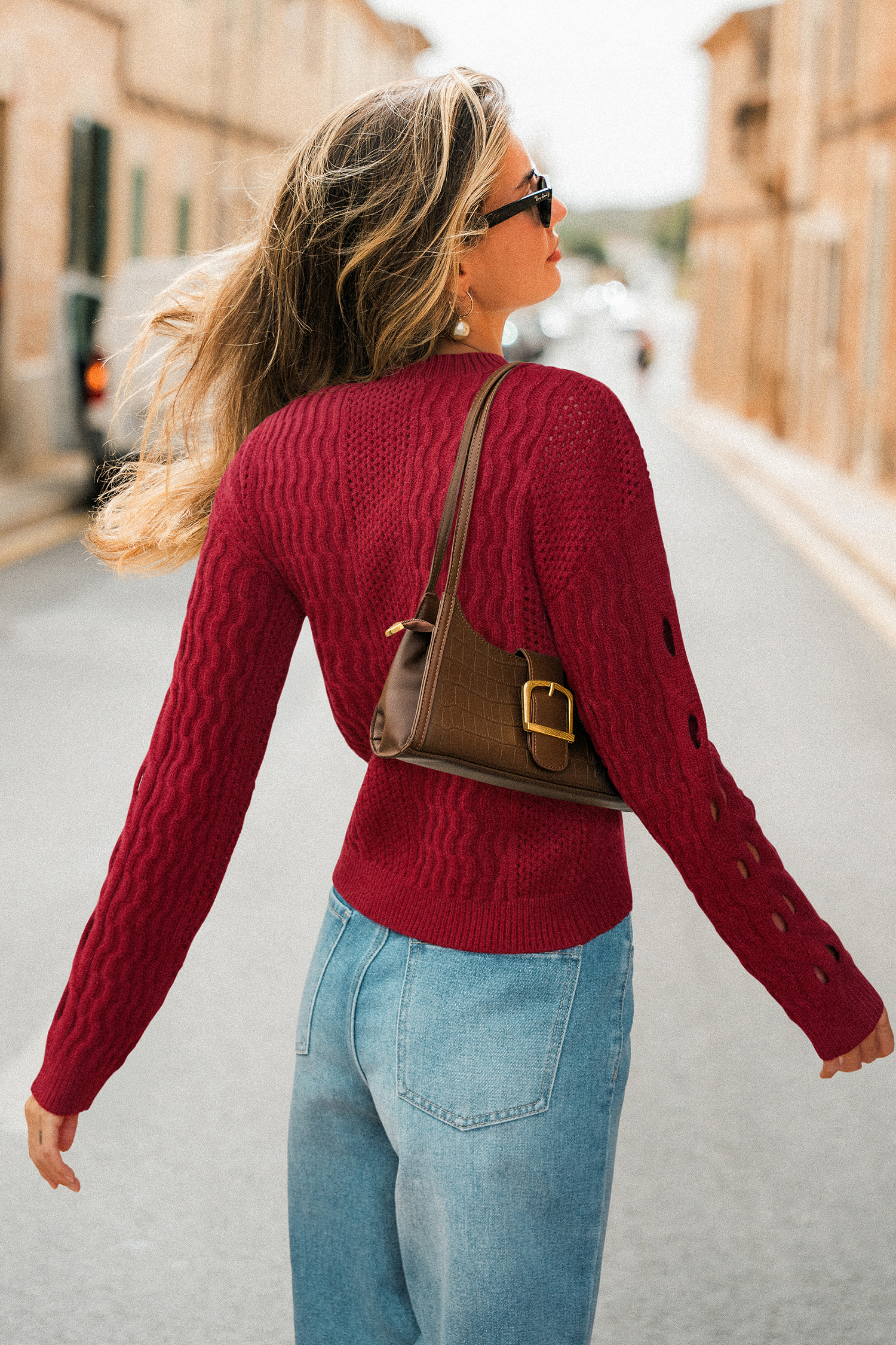 Creatura dell'abitudine Maglione rosso