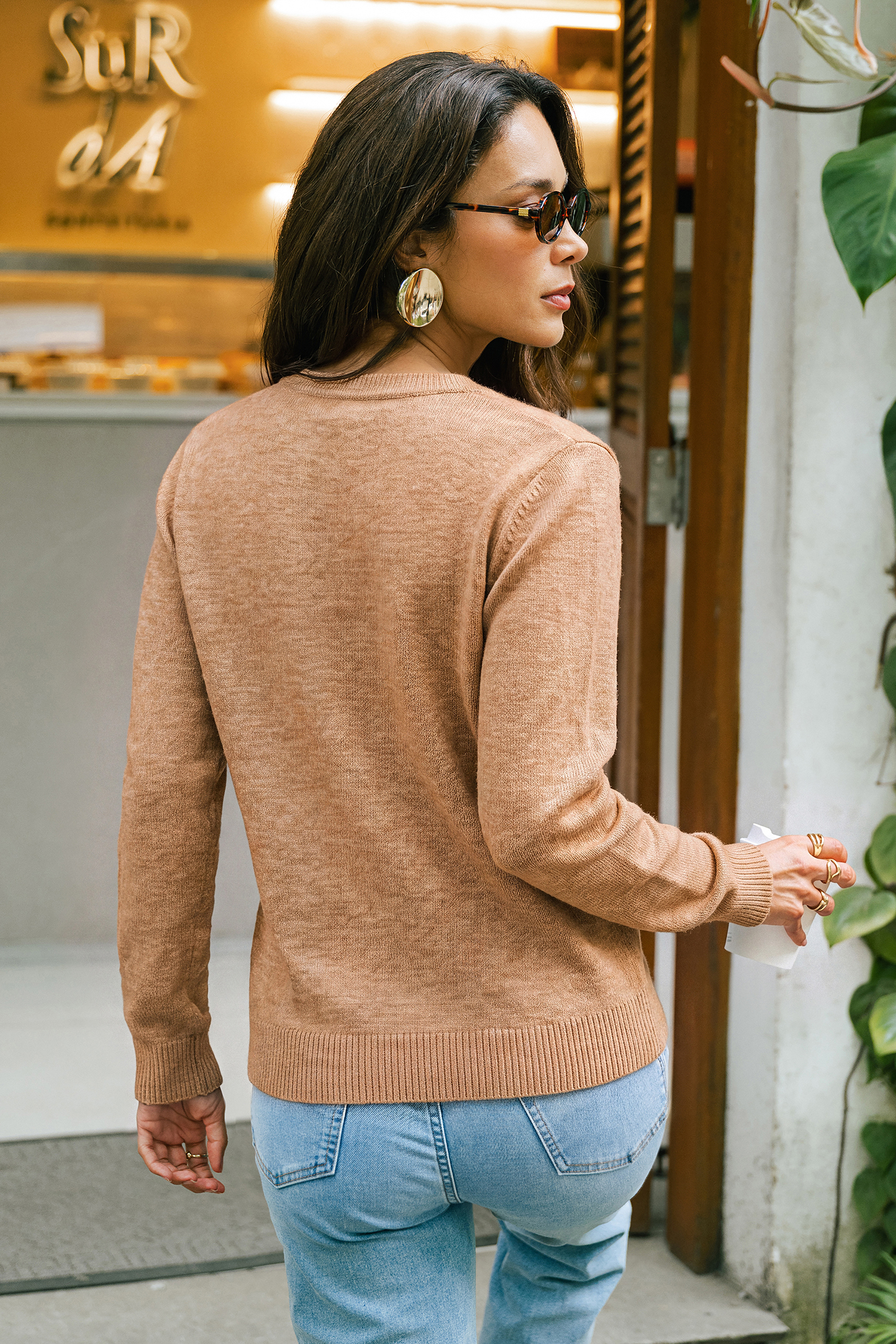 Modern Classic Camel Sweater