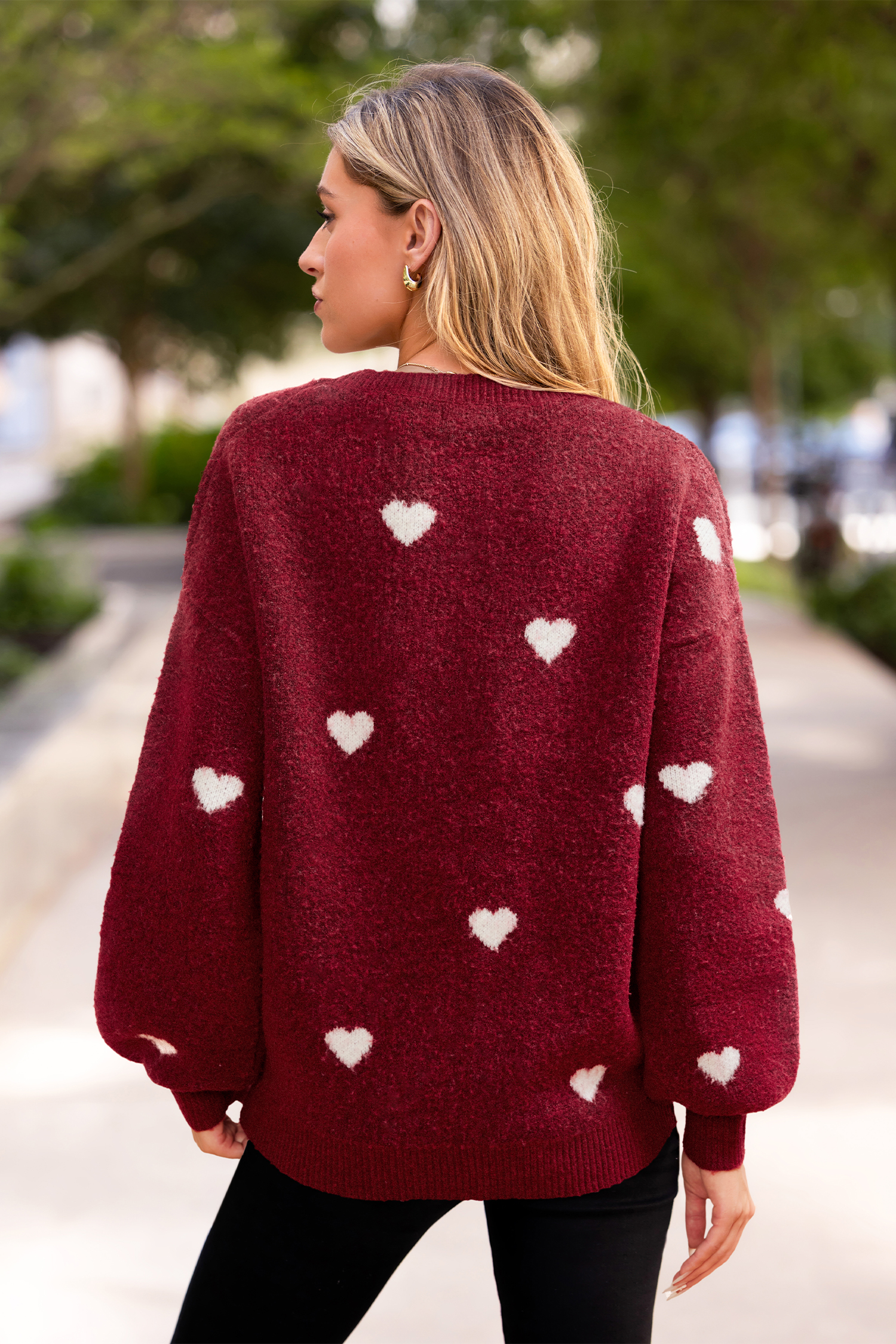 Suéter con corazón Skip a Beat