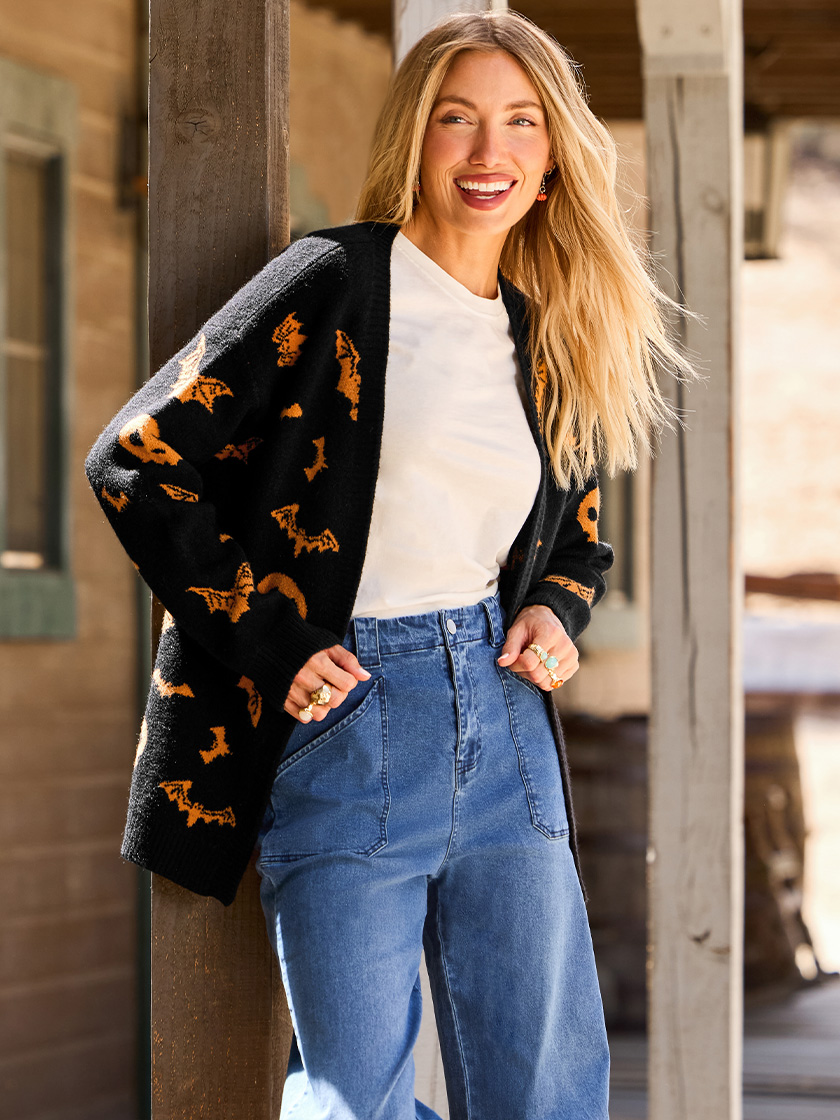 Tan Open Front Dolman Sleeve Duster Cardigan